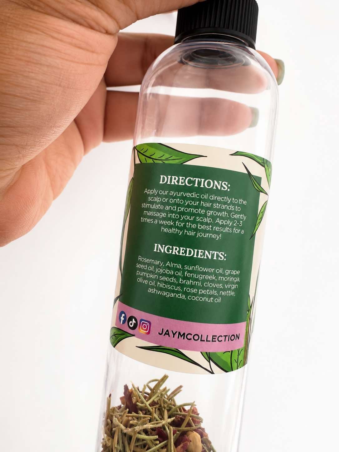 Stimulating Herbal Growth Oil